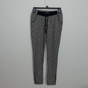 Love Tree Sweatpant Legging w/Zippers - Size S